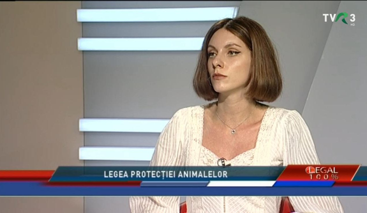 Avocat Christiana Mondea pe platoul emisiunii Legal 100%