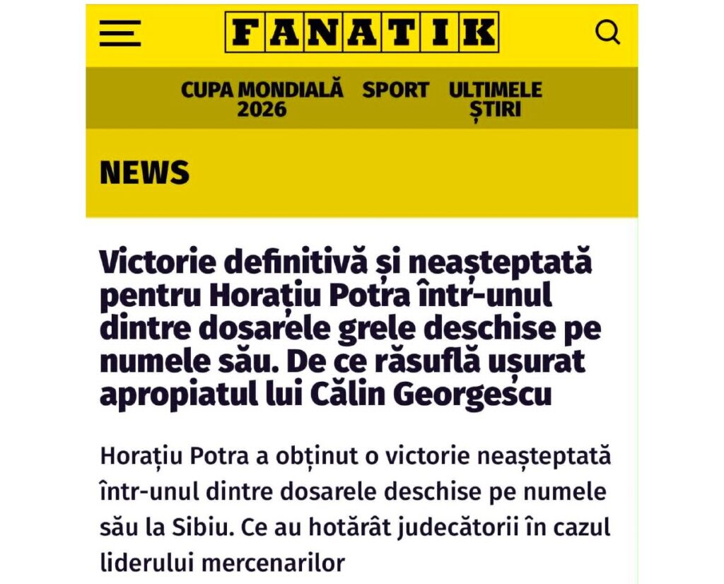 Moga & Mondea obțin restituirea averii lui Horațiu Potra
